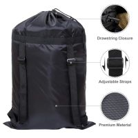 Chloeh Hornbye Shop Waterproof Heavy-duty Backpack Laundry Bag Camping Trip Large Clothes Storage Bag