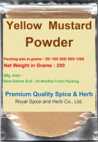 Yellow Mustard Powder 200 Grams มัสตาร์ด Powder 200 Grams