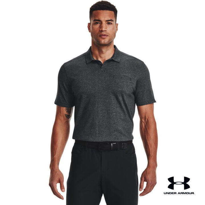 under-armour-ua-mens-vanish-snap-polo-อันเดอร์-อาร์เมอร์-เสื้อออกกำลังกายสำหรับผู้ชาย