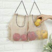 Kitchen Vegetable Storage Net Bag Creative Fruit Onion Garlic Storage Bag Ventilated Fresh-keeping Bag Kitchen Tools Accessories