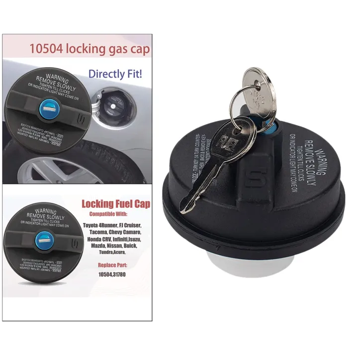 1 Set Locking Gas Cap With Keys For Toyota Corolla 4runner Fj Cruiser