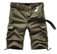 Summer Mens Baggy Multi Pocket Military Cargo Shorts Male Cotton Khaki Mens Tactical Shorts Short Pants 29-44 No Belt