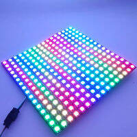 WS2812B Individually Addressable Digital Flexible Panel Light WS2812 IC RGB LED 8x8 16x16 8x32 Pixel Module Matrix Screen DC5V