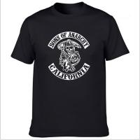 Sons Of Anarchy T Shirt Movie Soa Print Cotton Tshirt Punk Teeshirt Homme