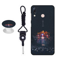 BTS เคสโทรศัพท์สำหรับ5.5 Asus Zenfone Max (M1) (ZB555KL) ซิลิคอนนุ่มกรณีที่มีรูปแบบเดียวกันแหวนและเชือก