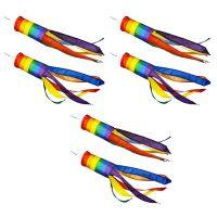 6 Pieces Windsock Colorful Hanging Decoration Windsock for Outdoor Hanging