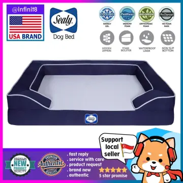 Sealy orthopedic & memory foam cooling dog outlet bed