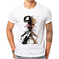 New Sale Men T-Shirt Groot And Venom Mens Clothing Printed Funny T Shirts Casual Short Sleeve Tops Cotton Tee Shirt For Man