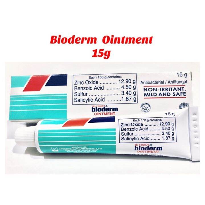 l'2Bioderm Ointment Cream by DR. S. WONG Antifungal/Antibacterial 15g