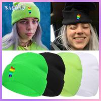 XIAHU เย็บปักถักร้อย ไม่เป็นทางการ ฮิพฮอพ หมวกบีนนี่ unisex Cuffed Beanies สำหรับผู้หญิงและผู้ชาย หมวกฤดูหนาวที่อบอุ่น