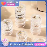 ?【Flash Sale】WUJI กล่องเก็บของ5ชั้นพลาสติกกลมใสต่างหูแหวนเครื่องประดับกล่องจัดเก็บเครื่องประดับ