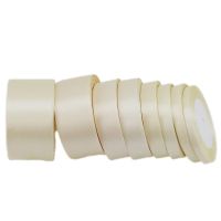 ；‘。、’ 25 Yards/Roll Ivory Single  Satin Rion Wholesale Gift Wrapping Christmas Handmade DIY Rions