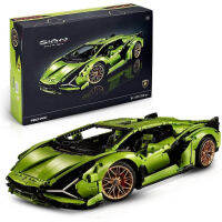 s10 Lamborghini building block racing model car gift assembly toy  sports car series Lamborghini.