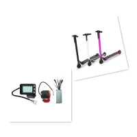 Controller 5.5in for 24V 250W Controller LCD Monitor Brake Set Alloy Electric Bike Scooter Accessory