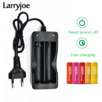 18650 Battery Charger USEU Plug 2 Slots Smart Charging Safety Fast Charge 18650 Li-ion Rechargeable Battery Charger