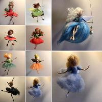 New DIY Little Fairy Wool Felting Material Craft Felt Needle Animal Kit Unfinished Handmade Pocket Gift Felting Material Tool