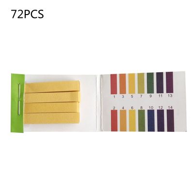 72-Count Aquarium Test Strips pH 1-14 for Freshwater Tanks Easy Steps Quick Results Water Soil Cosmetics Testing Tool Inspection Tools