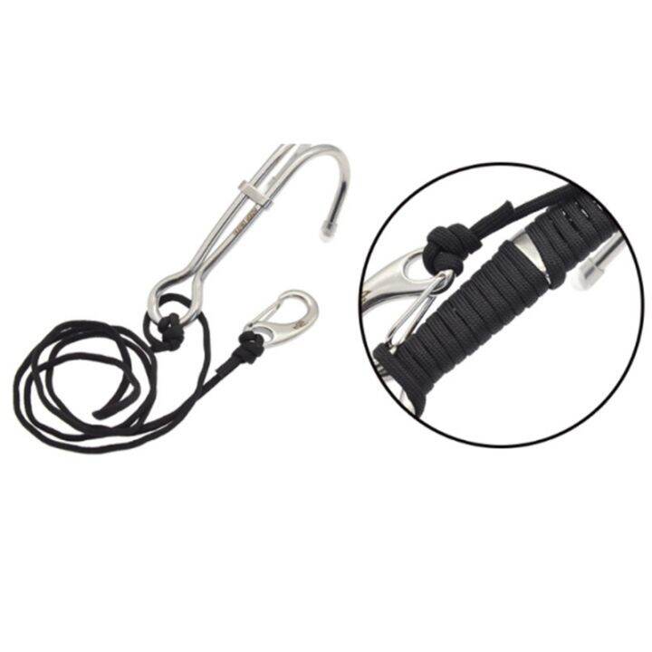 keep-diving-scuba-diving-double-dual-stainless-steel-reef-drift-hook-with-line-and-clips-hook-for-current-dive-underwater