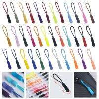 10/20/30Pcs Detachable Colorful Zipper Pull Head PVC Backpack Zipper Hanging Buckle Pull Tail Rope Decoration Gadget Door Hardware Locks Fabric Materi