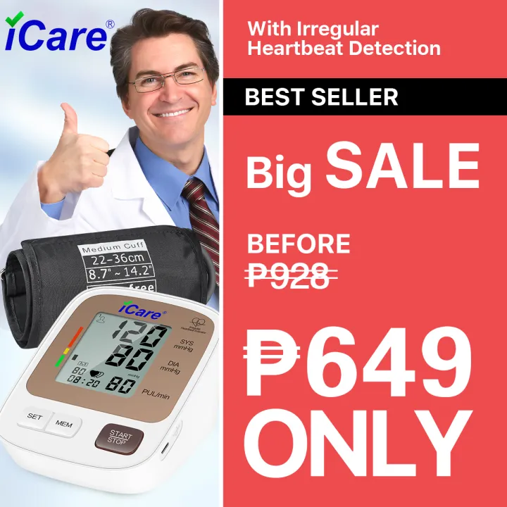 iCare®CK818 USB Powered Automatic Blood Pressure Monitor, Easy to use
