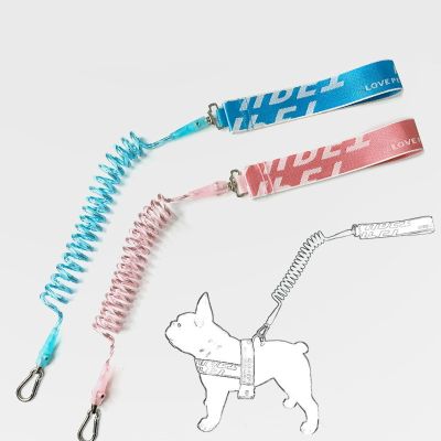 Retractable Pet Leash Nylon Elastic Traction Rope Reflective Safety Small And Medium Pet Leash Teddy Chihuahua Pets Accessories