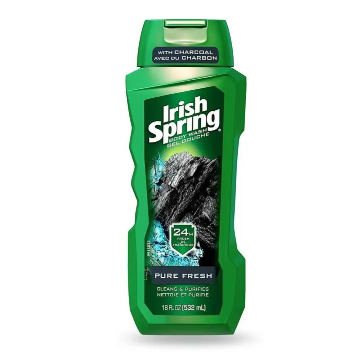 Irish Spring Body Wash Pure Fresh With Charcoal 532ml. Lazada PH
