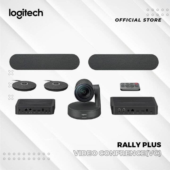 Logitech Rally Plus System Ultra-HD Video Conference | Lazada Indonesia