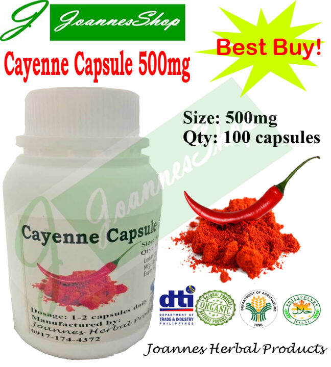 CAYENNE PEPPER CAPSULES Lazada PH