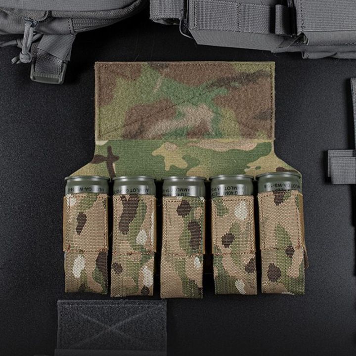 Airsoft M203 Grenade Sub Pouch 5 Round 40MM Banger Hanger Chest Rig ...