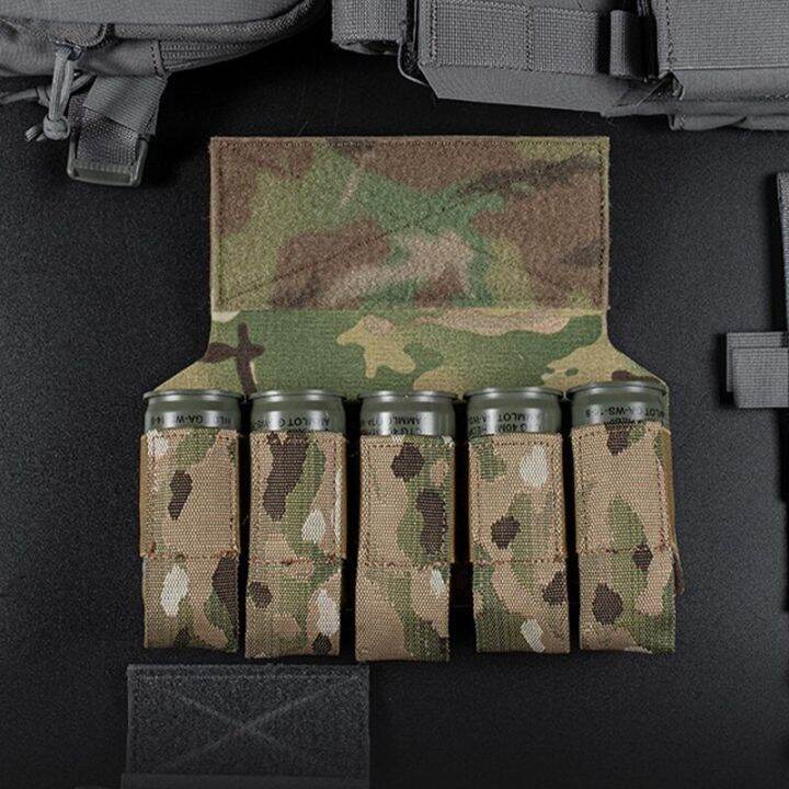 Marsupio Tattico Pouch Tattico Per Granate - Doppia Tasca Con Clip MOLLE Per Airsoft E Caccia Marsupio Tattico Molle