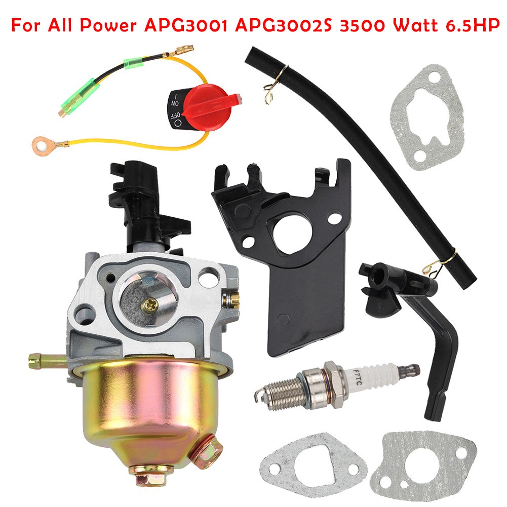 For All Power Supply APG3001 APG3002S 3500 Watt 6.5HP Generator Carburetor Carb 