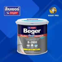 Beger Flexi Cool Primer B-2800 เบเยอร์ เฟล็กซี่คูล ไพรเมอร์ รองพื้นปูนอเนกประสงค์ สูตรน้ำชนิดยืดหยุ่น สีใส - ถัง