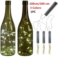 W3DD Wedding Waterproof Cork Shape Copper Festival Supplies Party DecorString Wine Bottle Lights Starry String Lamp LED Wine Stopper