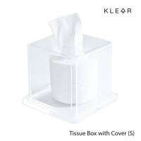 KlearObject Tissue Box with Cover-S กล่องใส่กระดาษทิชชู่ กล่องอะคริลิคใส กล่องทิชชู่แบบมีฝา กล่องทิชชู่อะคริลิค อะคริลิค