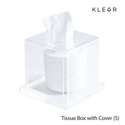 KlearObject Tissue Box with Cover-S กล่องใส่กระดาษทิชชู่ กล่องอะคริลิคใส กล่องทิชชู่แบบมีฝา กล่องทิชชู่อะคริลิค อะคริลิค