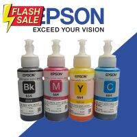 EPSON 664 หมึกแท้ 100% Original 4 สี BK, C, M, Y ไม่มีกล่อง ใช้กับเอปสันรุ่น L120/L360/L121/L310/L405/L1300/130/110/L111 #หมึกเครื่องปริ้น hp #หมึกปริ้น   #หมึกสี   #หมึกปริ้นเตอร์  #ตลับหมึก