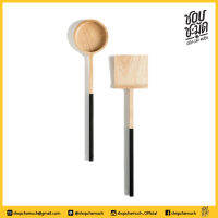 ชุดกระบวยตะหลิว ดำ I Turner &amp; Ladle Gift Set I ชอบชะมัด