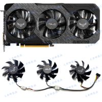 RX5700XT ASUS RX5700 GTX1660 TUF การ์ดจอ PLA08015S12HH พัดลมทำความเย็น (ดั้งเดิมและของแท้รับประกัน3ปี