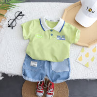 IENENS Summer Boys Clothing Sets 0-4 Years Baby Cotton Outfits 2PCS Short Sleeves Polo-shirts + Shorts Children School Clothes Casual Suits