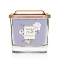 Well Living Small Square Candle Sea Salt Lavender