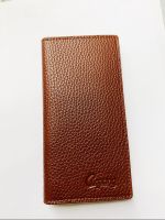 กระเป๋าสตางค์ ผู้ชาย กระเป๋าเงิน กระเป๋าตัง บาง ทรงยาว Wallet Mens Luxury Leather Credit/ID Card Holder Coin Purse