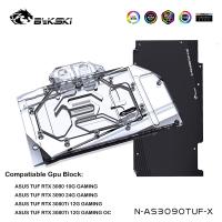 Bykski GPU Water Block สำหรับ ASUS TUF RTX3090/3080 GAMING กราฟิกการ์ด,Full Cover Cooler,Rgb/ A-RGB M/b SYNC,N-AS3090TUF-X