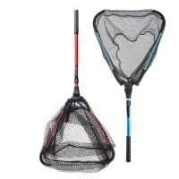 Folding Fishing Nets Retractable Fishing Landing Nets Aluminium Single Section Folding Fishing Nets Fishing Tools and Equipment