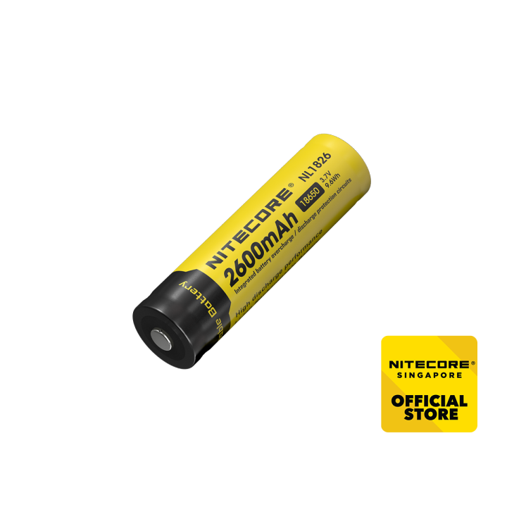 Batterie rechargeable 18650 lithium-ion Nitecore NL1826