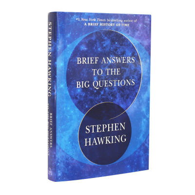 คำตอบสั้นๆสำหรับคำถามใหญ่ภาษาอังกฤษต้นฉบับอเมริกันคำตอบสั้นๆสำหรับคำถามใหญ่Hawking Sงานมรณกรรมสตีเฟ่นฮอว์คิงหนังสือวิทยาศาสตร์ปกแข็ง