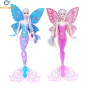 LEADINGSTAR Mermaid Princess Flying Fairy with Wings Gift Doll Princess