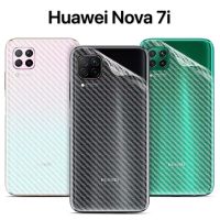 ฟิล์มหลัง For Huawei Nova 7i ฟิล์มหลังลายเคฟล่า กันน้ำกันเหงื่อ กันรอยขีดข่วน