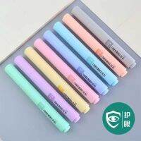 Triangle Pole Fluorescent Pen Cherry Blossom Prize Simple Office Set Antique Style Free Shipping Good-looking Girl Heart Eye Protection Starry Sky