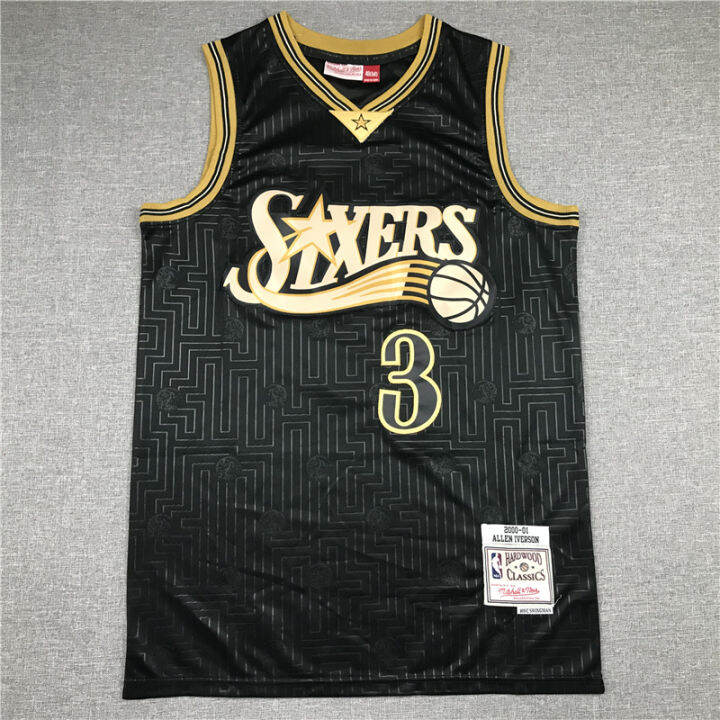 ready-stock-new-arrival-mens-basketball-jersey-2020-mens-philadelphia-76ers-3-allen-iverson-mitchell-ness-black-swingman-jersey