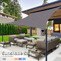 300ซม. กันน้ำ Sun Shade Sails สี่เหลี่ยมผืนผ้า Shelter UV Block Canopy สำหรับ Patio Backyard Porch Pergola สระว่ายน้ำสนามหญ้าสวนผ้าขนาดใหญ่